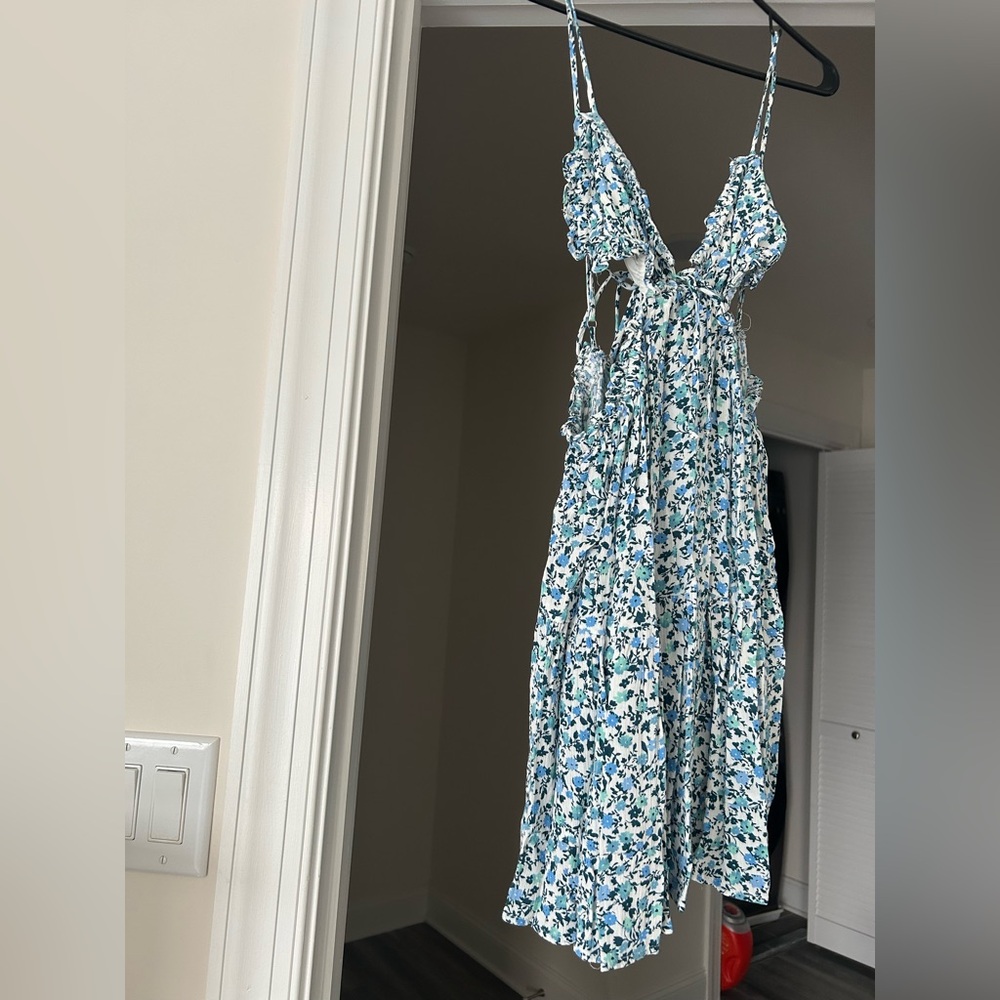 Floral Spaghetti Strap Dress